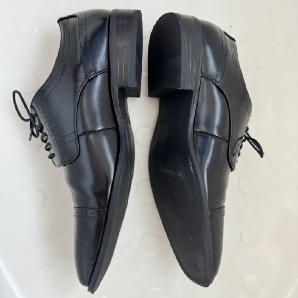 Stacy Adams Men's Cap Toe - Black, Size 12M